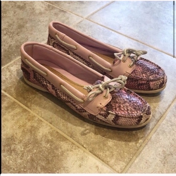 Sperry Top Sider snake print boat shoes lo… - Picture 3 of 8